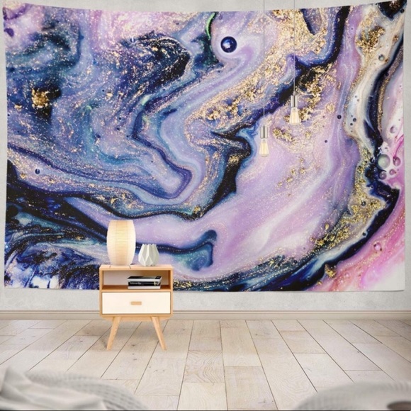 Other - Colorful Marble Wall Hanging Tapestry